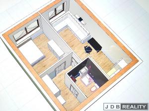 Pronájem bytu 2+kk, Štětí, Lidická, 40 m2