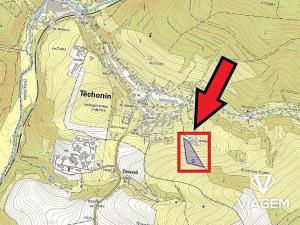 Prodej podílu pole, Těchonín, 2513 m2