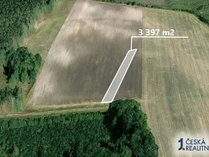 Prodej podílu pole, Velký Osek, 849 m2