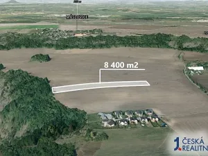 Prodej podílu pole, Větrušice, 4200 m2