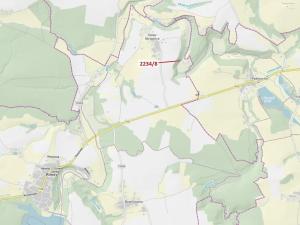 Dražba pozemku, Římov, 682 m2