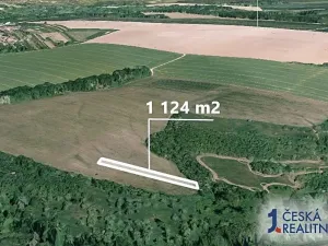 Prodej pole, Popovice, 1124 m2