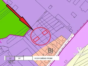 Prodej podílu komerčního pozemku, Moravský Písek, 123 m2