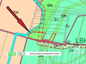 Prodej podílu zahrady, Božice, 551 m2