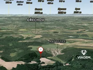 Prodej zahrady, Střelice, 1476 m2