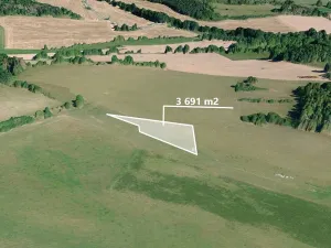 Prodej podílu pole, Volyně, 820 m2