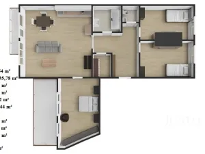 Prodej bytu 4+kk, Praha - Dubeč, Netlucká, 102 m2