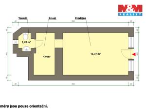 Pronájem obchodního prostoru, Mariánské Lázně, Husova, 22 m2