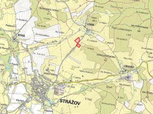 Prodej pole, Strážov, 13601 m2