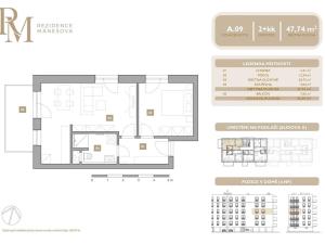 Prodej bytu 2+kk, Lipník nad Bečvou, Mánesova, 47 m2