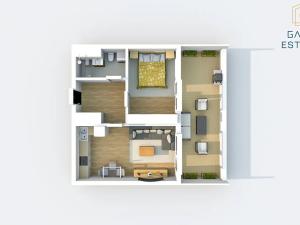 Pronájem bytu 2+kk, Bystřice pod Hostýnem, Sídliště, 46 m2