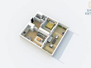 Pronájem bytu 2+kk, Bystřice pod Hostýnem, Sídliště, 46 m2