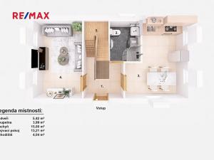 Pronájem rodinného domu, Rodvínov, 73 m2