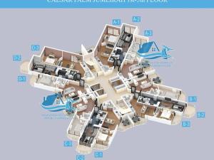 Prodej bytu 1+kk, Trikomo, Kypr, 45 m2