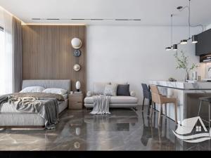 Prodej bytu 1+kk, Agios Amvrosios Keryneias, Kypr, 33 m2