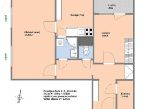 Pronájem bytu 2+1, Praha - Strašnice, Křenická, 60 m2