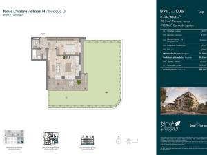 Prodej bytu 2+kk, Praha - Dolní Chabry, Křimovská, 56 m2