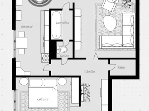 Prodej bytu 2+1, Třeboň, Hliník, 58 m2