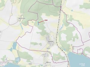 Dražba lesa, Kovčín, 3476 m2