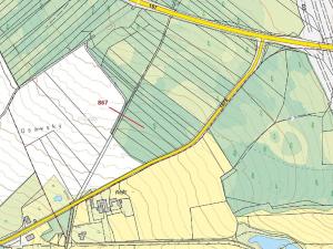 Dražba lesa, Netřebice, 3608 m2