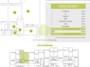 Pronájem bytu 2+kk, Olomouc, Janského, 59 m2