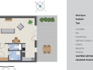 Pronájem bytu 2+kk, Rychnov nad Kněžnou, Javornická, 63 m2