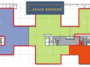 Pronájem kanceláře, Praha - Chodov, V parku, 488 m2