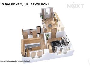 Prodej bytu 2+1, Šumperk, Revoluční, 55 m2