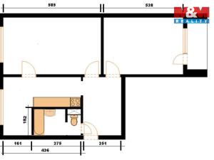 Pronájem bytu 2+1, Praha, Zárubova, 62 m2