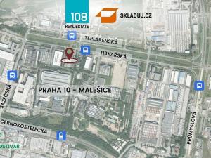 Pronájem skladu, Praha - Malešice, Tiskařská, 1000 m2