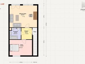 Prodej bytu 2+kk, Slavkov u Brna, Bučovická, 52 m2