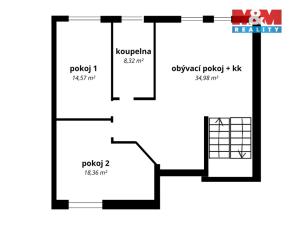 Prodej bytu 3+kk, Praha - Ruzyně, Duchcovská, 92 m2