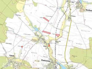 Prodej pole, Čachovice, 55278 m2