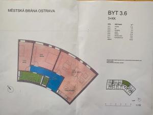 Pronájem bytu 3+kk, Ostrava, Biskupská, 101 m2