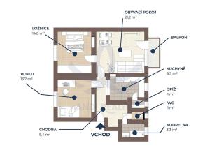 Pronájem bytu 3+1, Mladá Boleslav, Erbenova, 72 m2