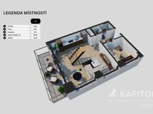 Prodej bytu 3+kk, Praha - Vysočany, Kolbenova, 79 m2