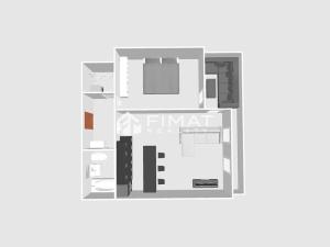 Pronájem bytu 2+kk, Praha - Modřany, Vrátnická, 55 m2