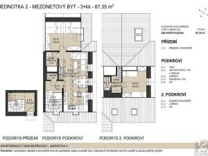 Prodej bytu 3+kk, Bedřichov, 87 m2