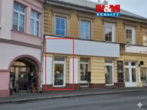 Pronájem obchodního prostoru, Přelouč, Masarykovo náměstí, 26 m2