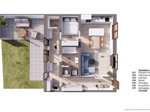 Prodej bytu 2+1, Brno, Farní, 66 m2