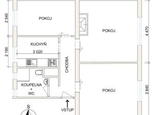 Prodej bytu 3+1, Petřvald, Nová, 63 m2