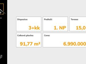 Prodej apartmánu, Mikulovice, 77 m2