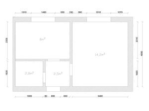 Pronájem bytu 1+1, Litvínov, Horská, 29 m2