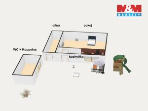 Prodej chaty, Hořice, 35 m2