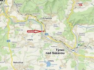 Pronájem bytu 1+kk, Týnec nad Sázavou, 25 m2