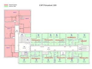 Pronájem bytu 1+kk, Hradec Králové, Průmyslová, 40 m2