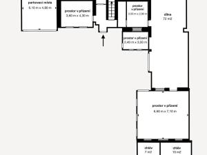 Prodej rodinného domu, Tlučná, Hlavní, 290 m2