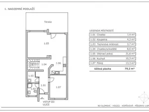 Prodej rodinného domu, Olomouc, Kopřivová, 162 m2