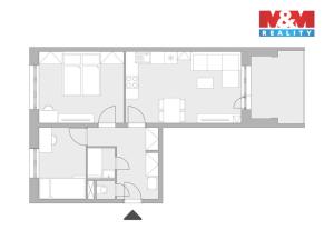 Prodej bytu 3+kk, Ostrava - Poruba, Opavská, 51 m2