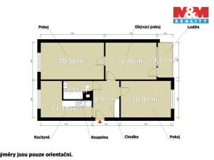 Pronájem bytu 3+1, Plzeň - Doudlevce, Heyrovského, 77 m2